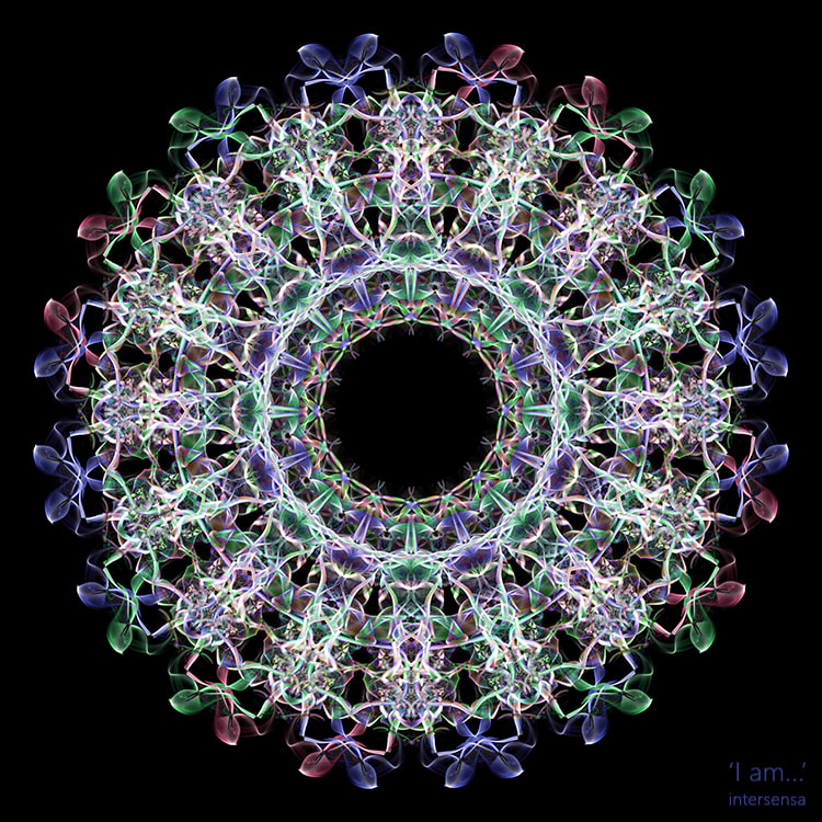 I am, color wheel, mandalas, fractal, intuirive art, spiritual, your personal I am, you own I am, symmetry, intersensa 
