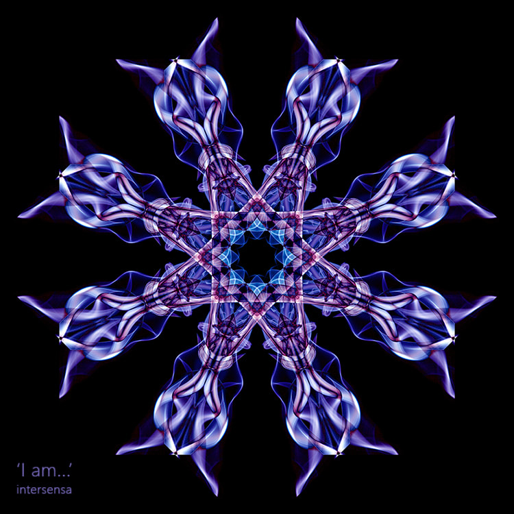 I am, fractal, lightcode, print, your personal I am, personally made, do you see what I see, trippy art, symmetry, intersensa 